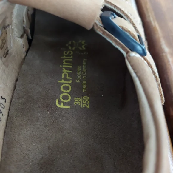 Birkenstock Footprints Fisherman's Leather Sandals Honey Size 39 - Picture 5 of 6